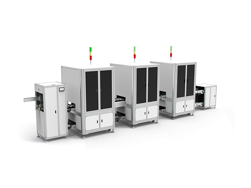 在線式鎖螺絲貼標(biāo)掃碼點膠一體機(jī)